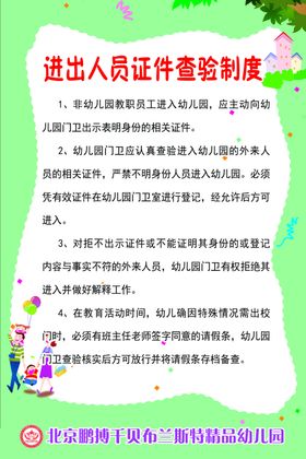 进出人员证件查验制度