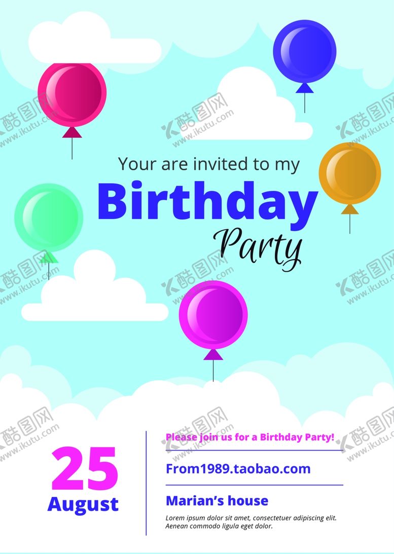 编号：63176810310436212655【酷图网】源文件下载-卡通气球