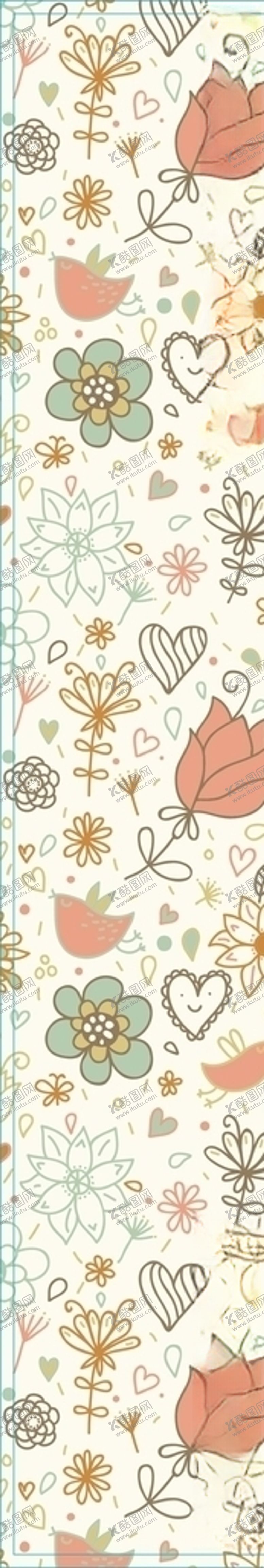编号：45875009150005086815【酷图网】源文件下载-拼接无缝花背景