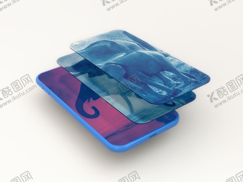 编号：42762610121700324149【酷图网】源文件下载-智能手机多屏透视样机