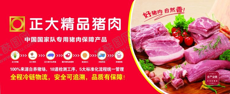 编号：47270604171313167051【酷图网】源文件下载-精品猪肉门头