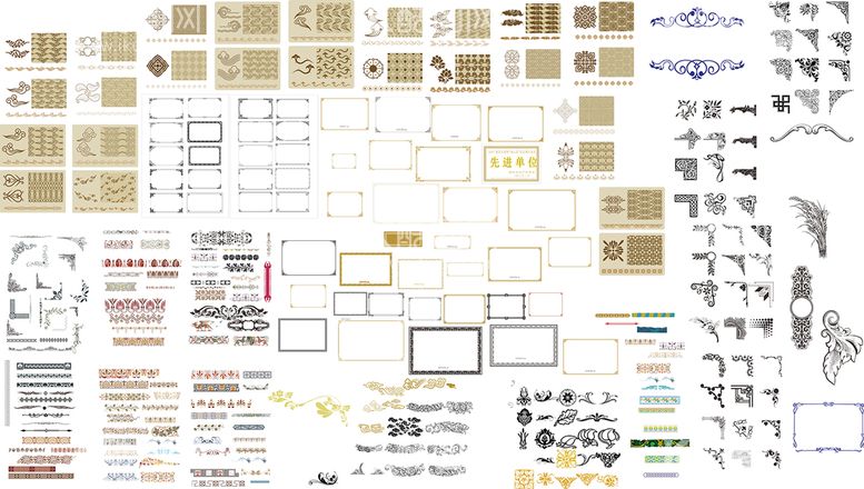 编号：74296712220813172884【酷图网】源文件下载-古典边框