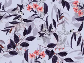 手绘水彩花