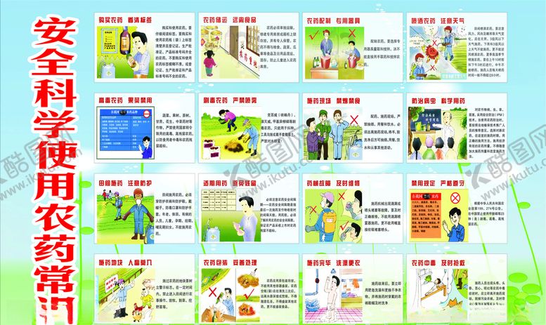编号：78205907091528011601【酷图网】源文件下载-安全使用农药