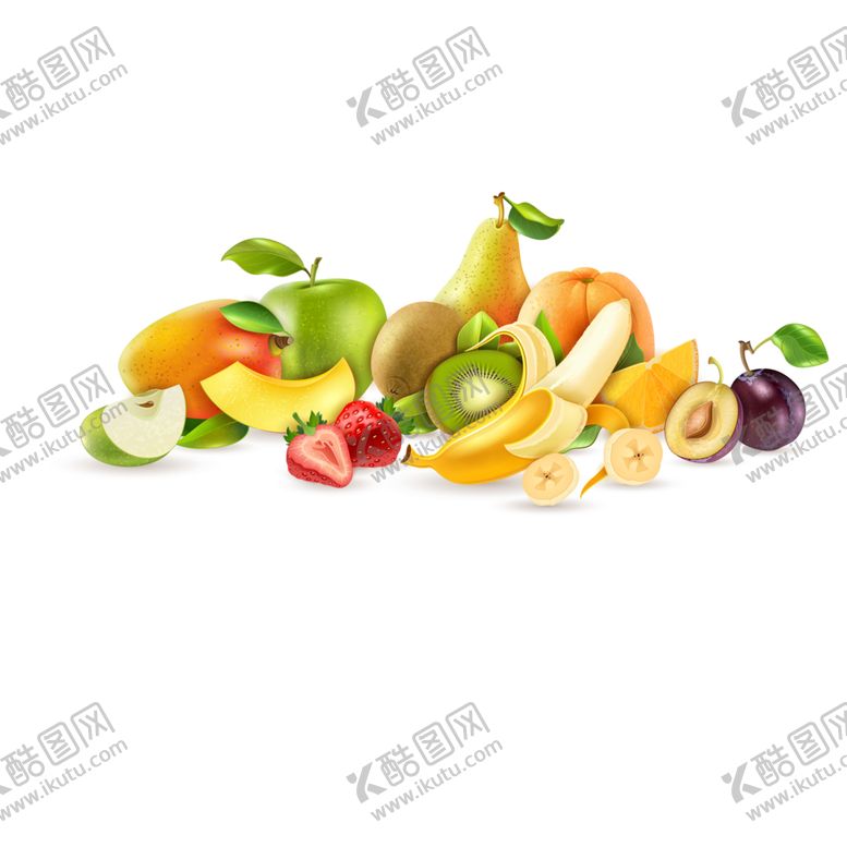 编号：60957406250557108862【酷图网】源文件下载-水果蔬菜组合