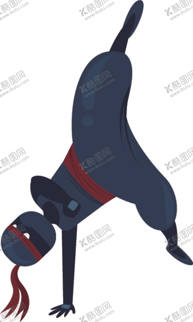 编号：16441907050342353547【酷图网】源文件下载-卡通忍者