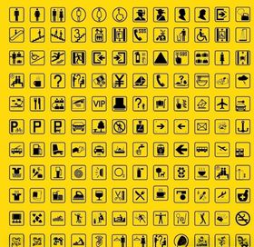 日常生活标识图标集