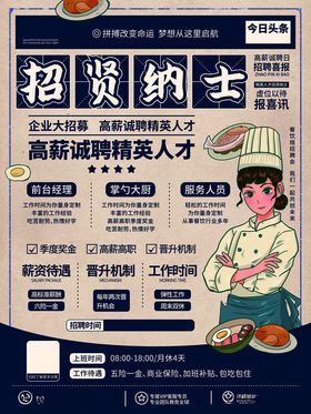 招聘厨师