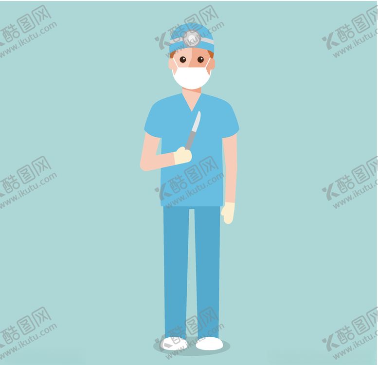 编号：97883406151832527140【酷图网】源文件下载-卡通医生