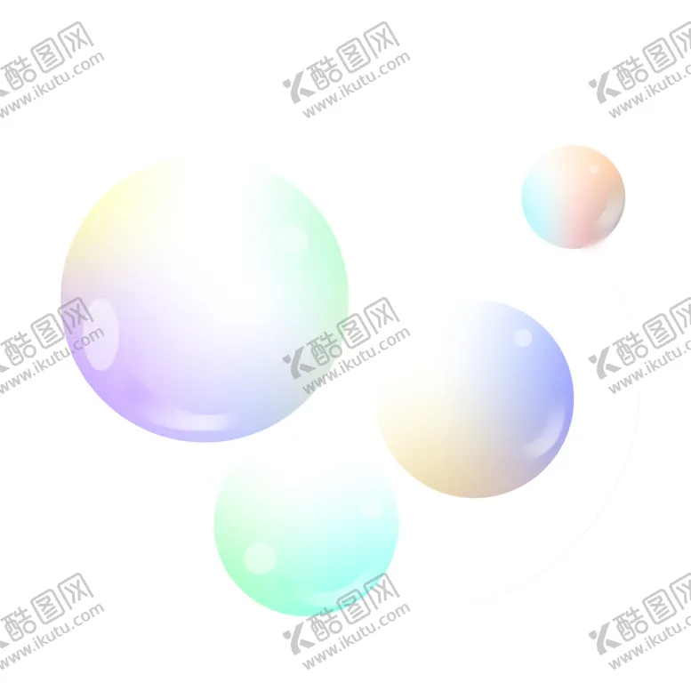编号：54025006251314588089【酷图网】源文件下载-七彩泡泡