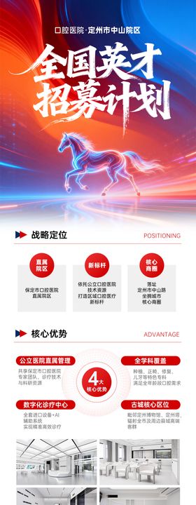 口腔医疗招聘海报