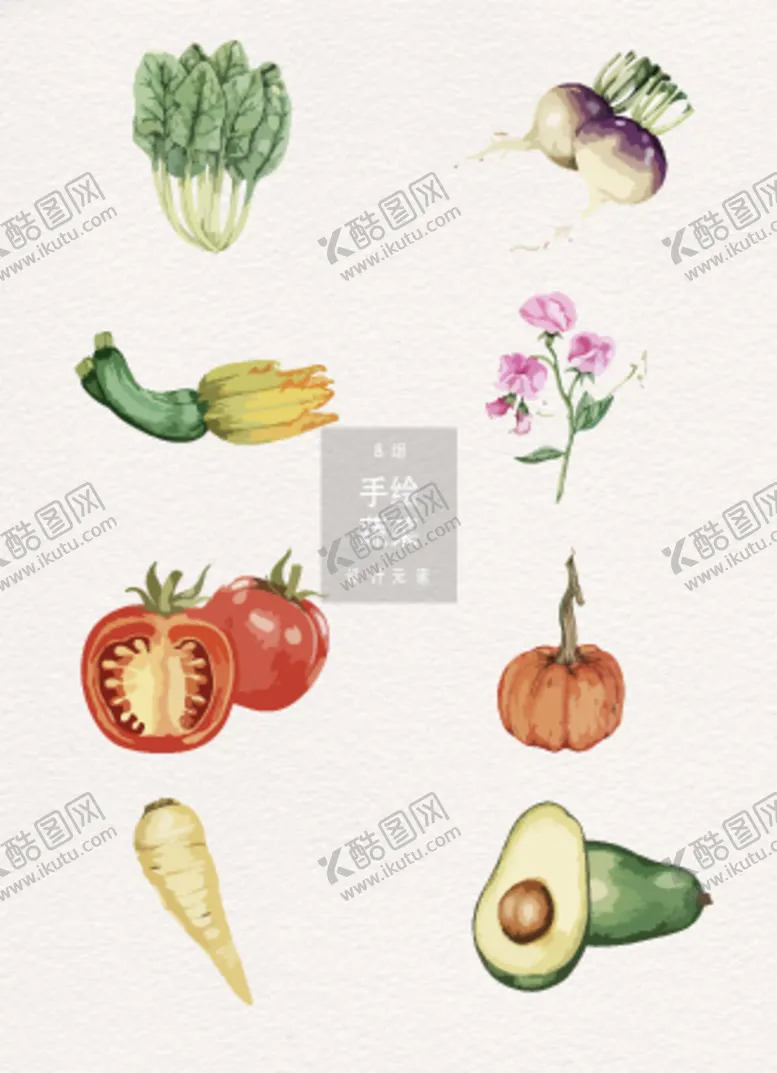 编号：76683012261905176603【酷图网】源文件下载-白菜西红柿