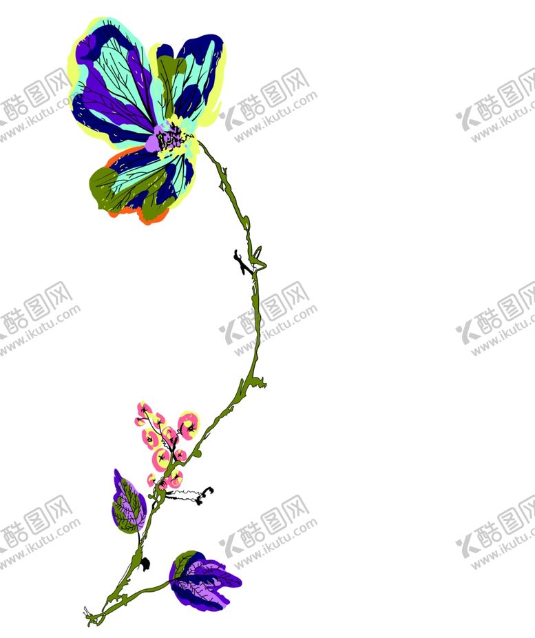 编号：35494910170700492228【酷图网】源文件下载-花朵花枝