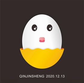 表情包鸡蛋-黄