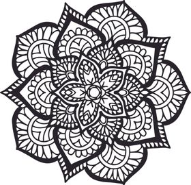 曼陀罗花纹