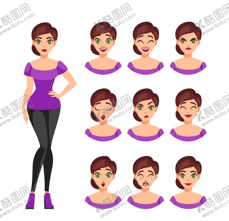 编号：73088710301703365895【酷图网】源文件下载-不同表情