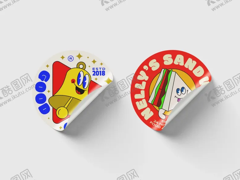 编号：40231609281150230894【酷图网】源文件下载-贴纸样机