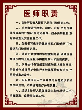 医师工作职责