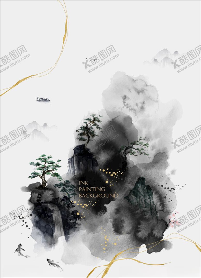 编号：22641502051539417773【酷图网】源文件下载-水墨画