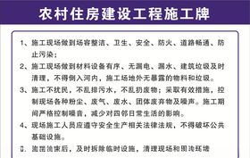 歌山建设制度牌