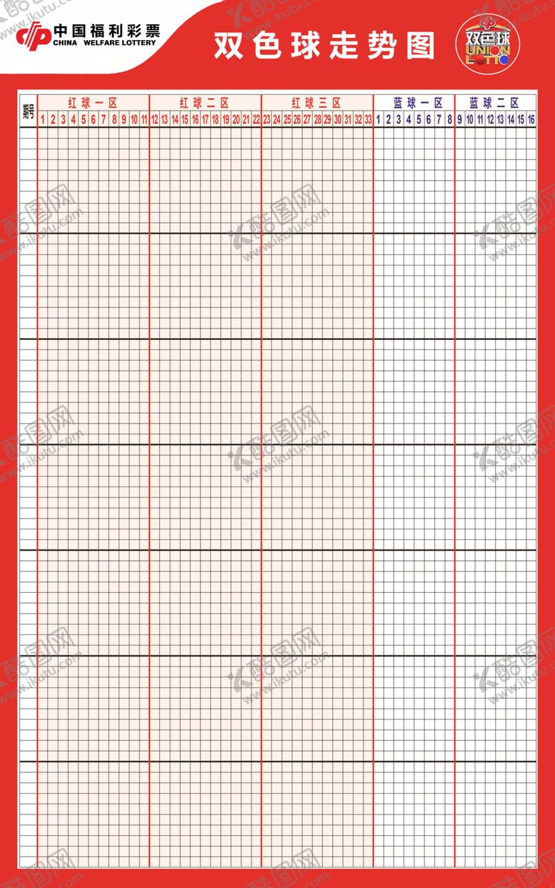 编号：72598602090336361079【酷图网】源文件下载-双色球走势图