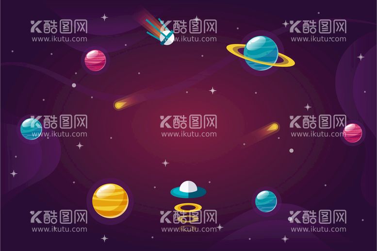 编号：92084709252330167234【酷图网】源文件下载-星球背景 