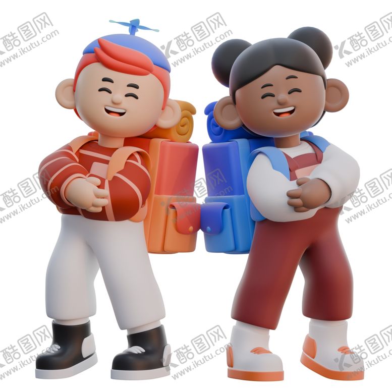 编号：73805301190444451535【酷图网】源文件下载-立体野营人物