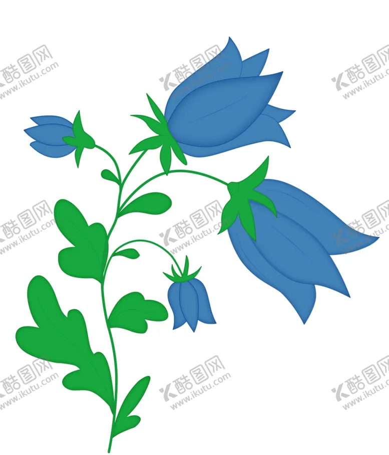 编号：55827509110437279307【酷图网】源文件下载-风铃草