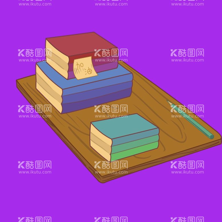 编号：54752812031435484102【酷图网】源文件下载-手绘书本读书