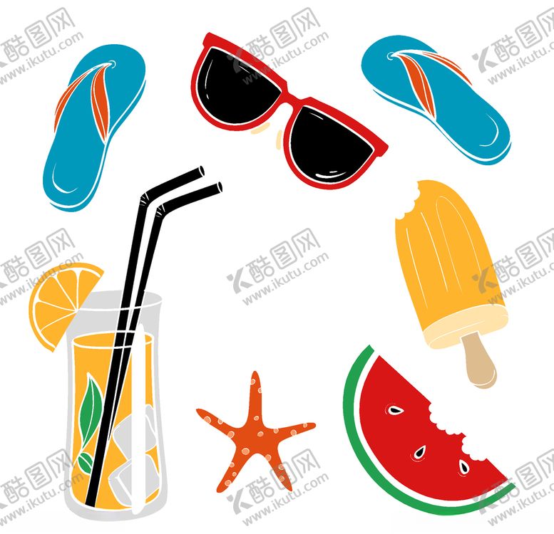 编号：72821207061339475021【酷图网】源文件下载-夏日元素