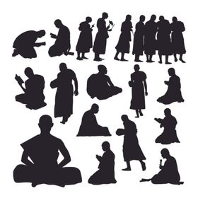人物剪影