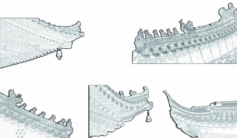 编号：48663811021708225668【酷图网】源文件下载-古式屋檐
