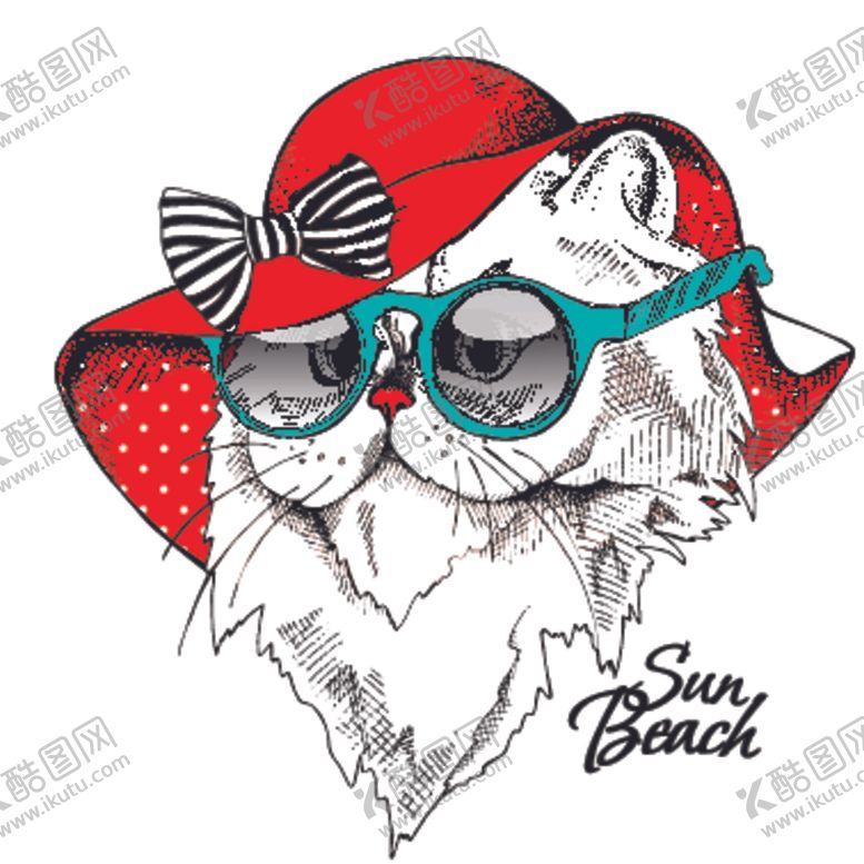 编号：87873309270823347410【酷图网】源文件下载-手绘卡通猫