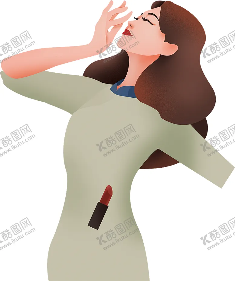 编号：27495601270210509241【酷图网】源文件下载-淑女 人物插画   美女