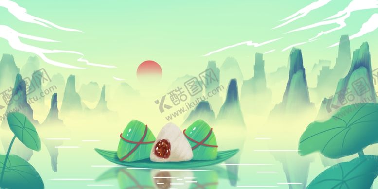 编号：26197607060326355710【酷图网】源文件下载-端午节插画