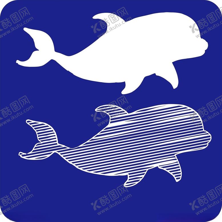 编号：50126602152121437358【酷图网】源文件下载-鲸鱼插画矢量图