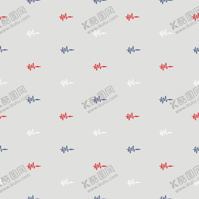 编号：81377407140002021194【酷图网】源文件下载-耳机线满版印花