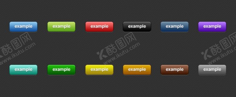 编号：31412110291144016524【酷图网】源文件下载-多彩质感按钮素材