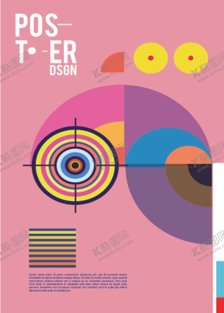 编号：44122407090916397647【酷图网】源文件下载-几何拼接创意海报图案