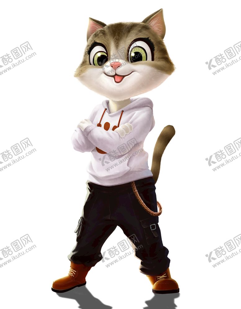 编号：12758410081752567210【酷图网】源文件下载-卡通猫