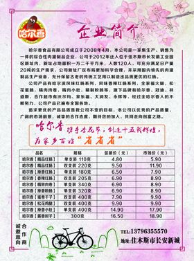 杏花节红肠传单