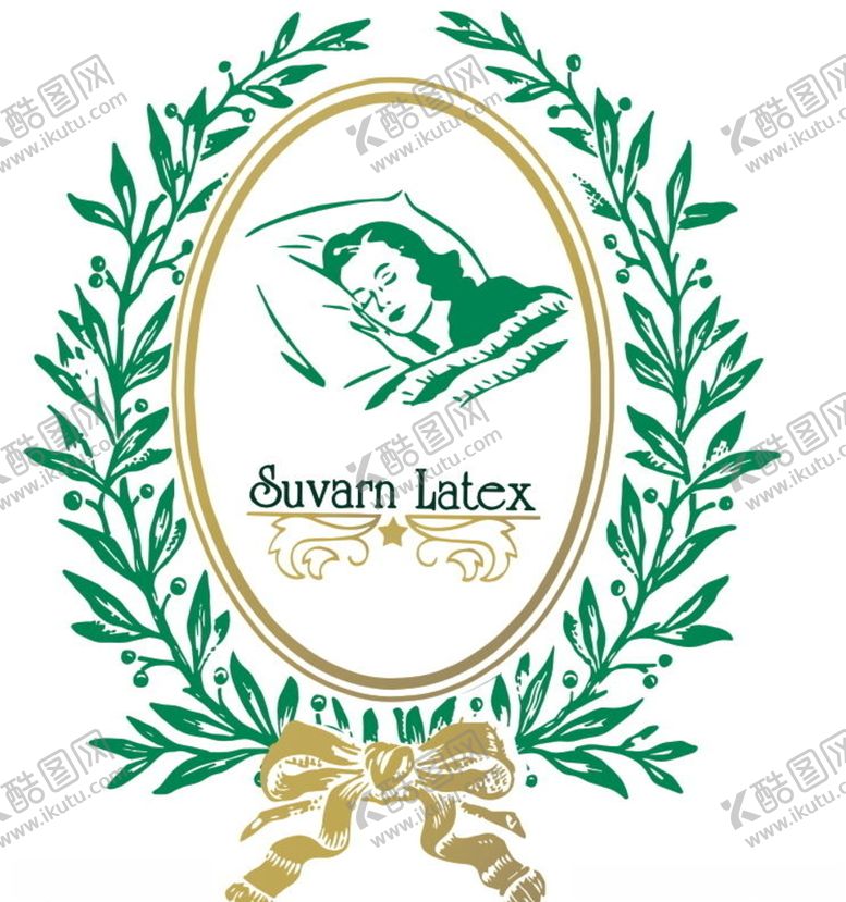 编号：90703510212234185403【酷图网】源文件下载-素万乳胶枕logo矢量图