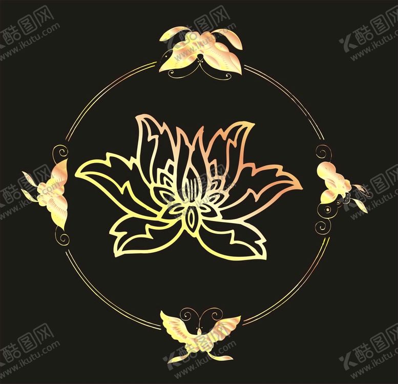 编号：27618401192008163977【酷图网】源文件下载-莲花花纹底纹