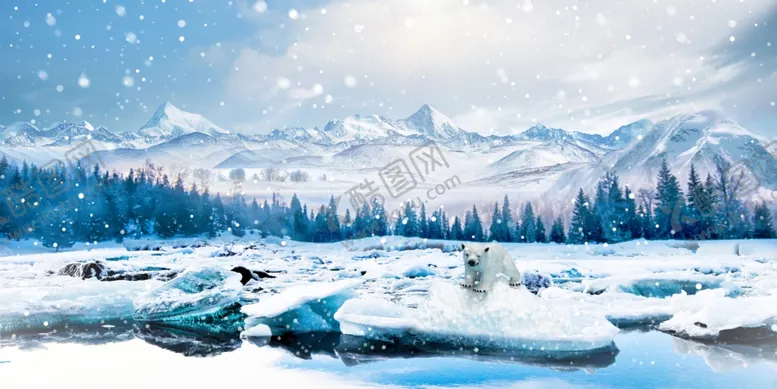 编号：50340104271414069343【酷图网】源文件下载-雪山背景