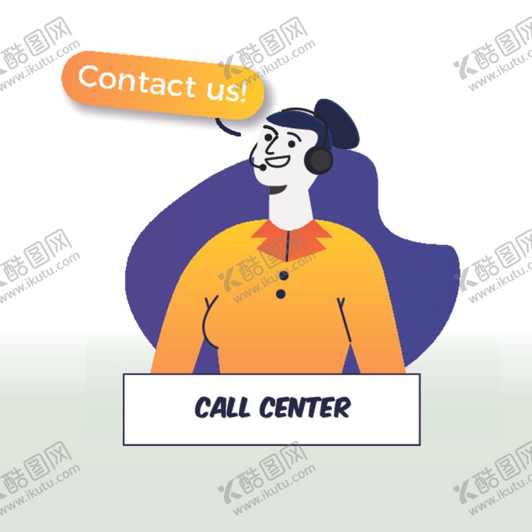 编号：33246006241500173315【酷图网】源文件下载-卡通客服人员