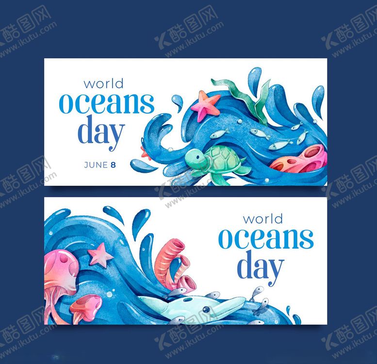 编号：90845710300631113282【酷图网】源文件下载-世界海洋日