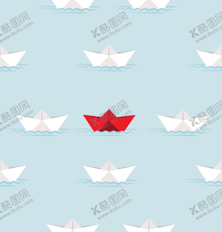 编号：95076211210307012828【酷图网】源文件下载-纸船图案