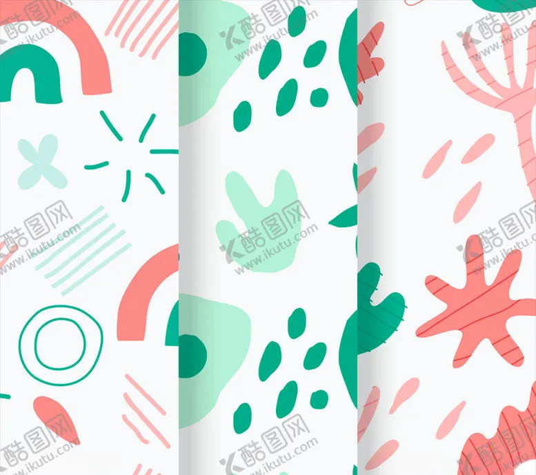 编号：55647309090701051965【酷图网】源文件下载-彩色抽象图形无缝背景