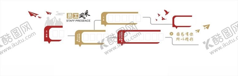 编号：45344502160940488971【酷图网】源文件下载-员工风采文化墙