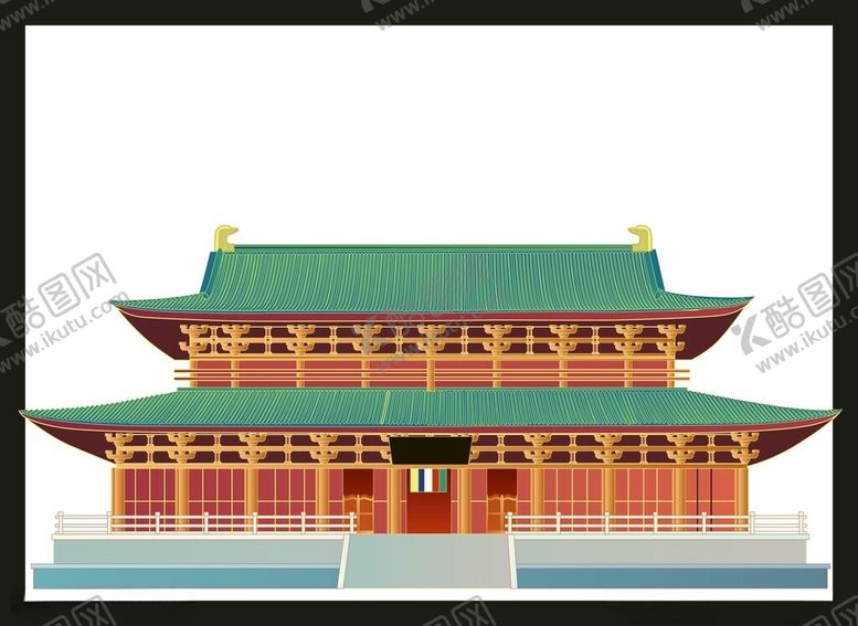 编号：15822902060149267343【酷图网】源文件下载-手绘古典建筑